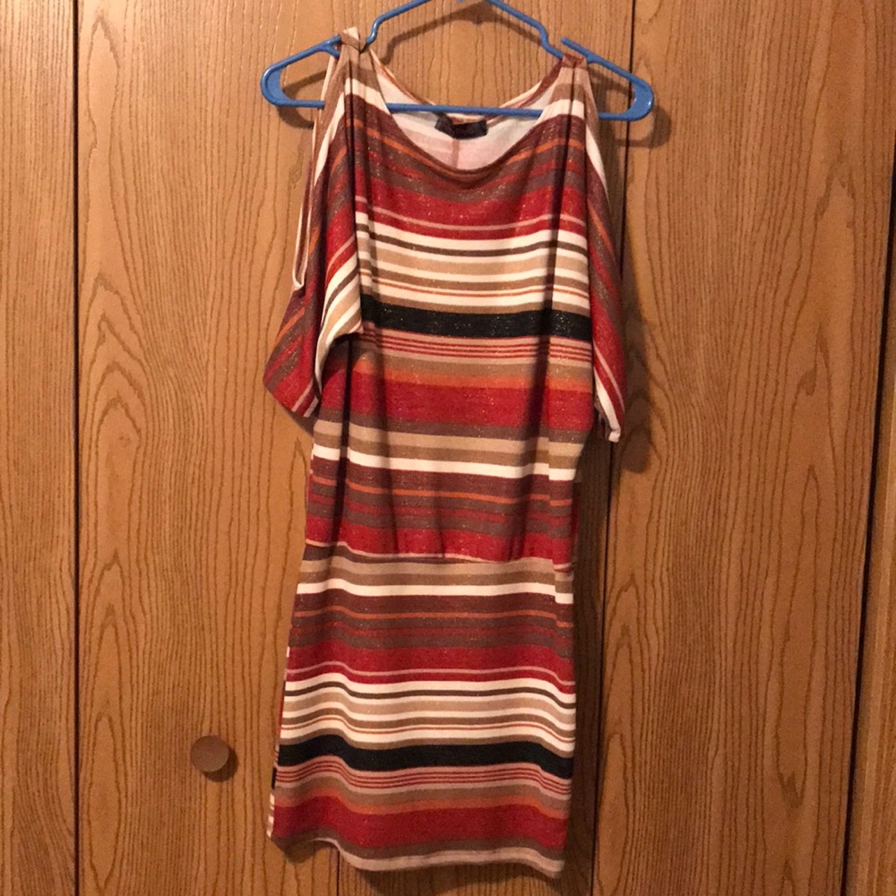 body central dress , size M , multicolors.